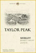 肯德-杰克遜高地園泰勒峰梅洛干紅葡萄酒(Kendall Jackson Highland Estates Taylor Peak Merlot, Bennett Valley, USA)