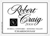 克雷格德爾園霞多麗干白葡萄酒(Robert Craig Durell Vineyard Chardonnay, California, USA)