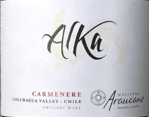 盧頓家族阿拉卡諾園阿卡佳美娜紅葡萄酒(Francois Lurton Hacienda Araucano Alka Carmenere, Colchagua Valley, Chile)