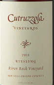 庫圖佐拉裂巖園雷司令干白葡萄酒(Cutruzzola Vineyards Riven Rock Vineyard Riesling, San Luis Obispo, USA)