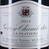 蒂摩爾酒莊普拉帝（熱夫雷-香貝丹村）紅葡萄酒(Domaine Thierry Mortet La Platiere, Gevrey-Chambertin, France)