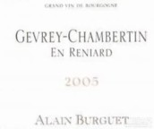 艾倫伯格酒莊雷納德（熱夫雷-香貝丹村）干紅葡萄酒(Domaine Alain Burguet  En Reniard, Gevrey-Chambertin, France)