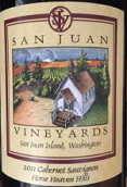 圣胡安赤霞珠干紅葡萄酒(San Juan Vineyards Cabernet Sauvignon, Horse Heaven Hills, USA)