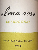 阿爾瑪羅莎酒莊霞多麗干白葡萄酒(Alma Rosa Chardonnay, Santa Barbara County, USA)