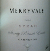 美莉斯坦利牧場西拉干紅葡萄酒(Merryvale Stanly Ranch Estate Syrah, Carneros , USA)