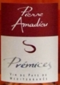 阿瑪?shù)掀とR米斯桃紅葡萄酒(Pierre Amadieu Premices, Mediterranee, France)