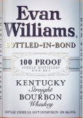 伊萬(wàn)威廉保稅100美制酒度肯塔基純波本威士忌(Evan Williams Bottled-In-Bond 100 Proof Kentucky Straight Bourbon Whiskey, Kentucky, USA)