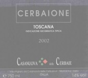 卡薩諾瓦賽百納干紅葡萄酒(Casanuova delle Cerbaie Cerbaione, Tuscany, Italy)