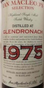 格蘭多納精選1975年份蘇格蘭單一麥芽威士忌(Ian Macleod's Selection Glendronach Vintage Single Malt Scotch Whisky, Highlands, Scotland)