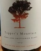 托佩爾山橡木桶陳釀長相思白葡萄酒(Topper's Mountain Barrel Aged Sauvignon Blanc, New South Wales, Australia)