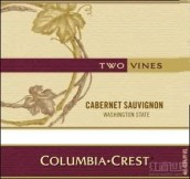 哥倫比亞山峰雙藤赤霞珠紅葡萄酒(Columbia Crest Two Vines Cabernet Sauvignon, Washington, USA)