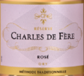 迪費(fèi)珍藏桃紅起泡酒(Charles de Fere Reserve Rose Dry, France)