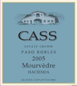 卡斯大莊園慕合懷特干紅葡萄酒(Cass Grown Hacienda Mourvedre, Paso Robles, USA)