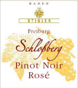 施蒂格勒城堡山黑皮諾遲摘干桃紅葡萄酒(Weingut Stigler Freiburg Schlossberg Pinot Noir Rose Spatlese trocken, Baden, Germany)