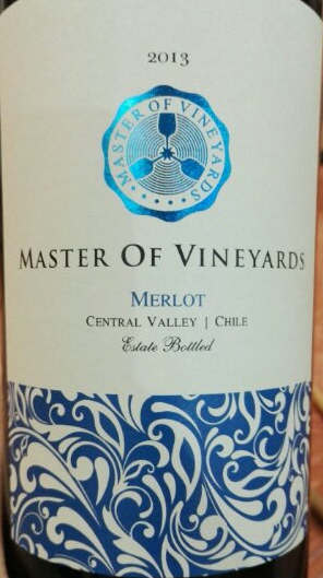 master of vineyard merlot, valle central, chile红酒评分|葡萄酒