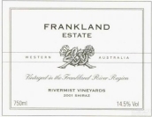 法蘭克蘭福臨西拉干紅葡萄酒(Frankland Estate Rivermist Shiraz, Frankland River, Australia)