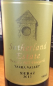 薩瑟蘭西拉紅葡萄酒(Sutherland Estate Shiraz, Yarra Valley, Australia)