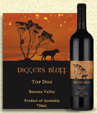 迪哥崖優(yōu)勝者西拉紅葡萄酒(Diggers Bluff Top Dog Shiraz, Barossa Valley, Australia)