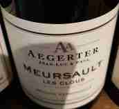 阿杰特酒莊克魯園白葡萄酒(Jean-Luc & Paul Aegerter Les Clous, Meursault, France)