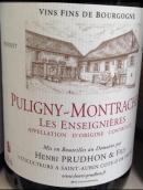 普魯東父子酒莊安塞涅干白葡萄酒(Domaine Henri Prudhon et Fils Puligny-Montrachet Les Enseignères, Cote de Beaune, France)