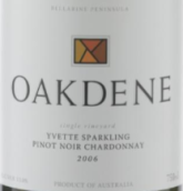 奧克丹伊薇特霞多麗-黑皮諾混釀起泡酒(Oakdene Vineyards Yvette Sparkling Chardonnay - Pinot Noir, Geelong, Australia)