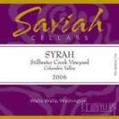 Saviah Cellars Stillwater Creek Vineyard Syrah, Columbia Valley, USA