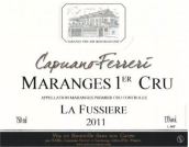 费雷里父子酒庄富士乐（马朗日一级园）红葡萄酒(Domaine Capuano-Ferreri & Fils La Fussiere, Maranges 1er Cru, France)