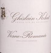 吉蘭·科胡特酒莊沃恩-羅曼尼紅葡萄酒(Domaine Ghislain Kohut Vosne-Romanee, Cote de Nuits, France)