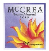 麥克雷布謝園瑪珊干白葡萄酒(McCrea Cellars Boushey Vineyard Marsanne, Yakima Valley, USA)