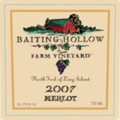 誘谷梅洛干紅葡萄酒(Baiting Hollow Farm Vineyard Merlot, New York, USA)