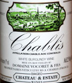 威克赫父子酒莊（夏布利村）干白葡萄酒(Domaine Vocoret et Fils Chablis, Burgundy, France)