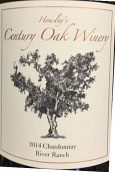 世紀橡木酒莊里弗蘭奇系列霞多麗干白葡萄酒(Century Oak River Ranch Chardonnay, Lodi, USA)