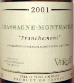 維爾戈酒莊法蘭西蒙特（夏山-蒙哈榭一級(jí)園）白葡萄酒(Verget Francemont, Chassagne-Montrachet 1er Cru, France)