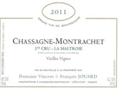 文森弗朗索瓦蒙特樺園老藤白葡萄酒(Domaine Vincent & Francois Jouard La Maltroie Vieilles Vignes, Chassagne-Montrachet Premier Cru, France)