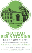 安東尼干白葡萄酒(Chateau des Antonins Blanc, Bordeaux, France)