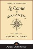 馬拉狄酒莊伯爵紅葡萄酒(Le Comte de Malartic, Pessac-Leognan, France)