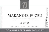 伯特蘭·巴舍萊酒莊（馬朗日一級園）紅葡萄酒(Bertrand Bachelet Maranges 1er Cru, Cote de Beaune, France)