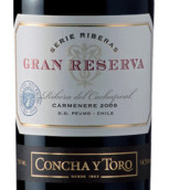 干露頂級珍藏麗貝瑞佳美娜干紅葡萄酒(Concha y Toro Gran Reserva Serie Riberas Carmenere, Peumo, Chile)