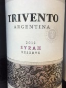 風(fēng)之語珍藏西拉紅葡萄酒(Trivento Reserve Syrah, Tupungato, Argentina)