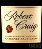 克雷格豪厄爾山赤霞珠干紅葡萄酒(Robert Craig Howell Mountain Cabernet Sauvignon, Napa Valley, USA)