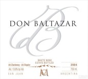 卡薩蒙特唐巴塔扎霞多麗-維歐尼干白葡萄酒(Casa Montes Don Baltazar Chardonnay - Viognier, San Juan, Argentina)