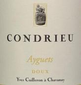 翠伊倫艾格甜白葡萄酒(Cave Yves Cuilleron Ayguets Doux, Condrieu, France)