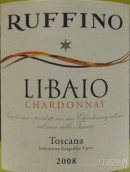 魯芬諾麗白霞多麗干白葡萄酒(Ruffino Libaio Chardonnay, Tuscany, Italy)