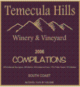 泰梅庫拉匯集精選混釀干紅葡萄酒(Temecula Hills Winery Compilations, Temecula Valley, USA)