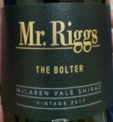 里格斯先生博爾特設(shè)拉子紅葡萄酒(Mr. Riggs The Bolter Shiraz, McLaren Vale, Australia)