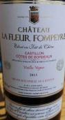 豐佩勒之花酒莊老藤紅葡萄酒(Chateau La Fleur Fompeyre Vieilles Vigne, Castillon Cotes De Bordeaux, France)