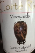 科特里瓦酒莊仙粉黛干紅葡萄酒(Corte Riva Vinyards Zinfandel, Napa Valley, USA)