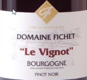 費舍酒莊維尼奧黑皮諾干紅葡萄酒(Domaine Fichet Bourgogne Le Vignot Pinot Noir, Burgundy, France)