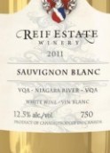 瑞芙長(zhǎng)相思干白葡萄酒(Reif Estate Winery Sauvignon Blanc, Niagara Peninsula, Canada)