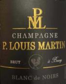 路易斯·马丁神父酒庄黑中白极干型香槟(P. Louis Martin Blanc de Noirs Brut, Champagne, France)